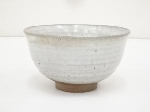 高取焼　亀井味楽造　白釉茶碗